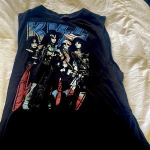 KISS black tank top